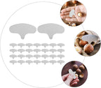 Totority 30pcs Iron Macadamia Nut Opener Sheller Tool Nut Splitter for Home Use Sturdy Nutcracker Specialty Kitchen Gadget