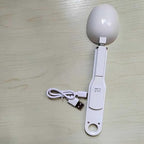 Digital Spoon Scale for Food, 500g/0.1g Precision, USB Rechargeable, LCD Display, Compact Kitchen Scale for Cooking & Baking