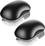 MR.SIGA Fruit and Vegetable Cleaning Brush with Non Slip Comfortable Grip, Pack of 2, Black