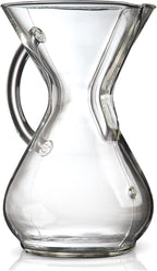Chemex Pour-Over Glass Coffeemaker - Glass Handle Series - 6-Cup - Exclusive Packaging