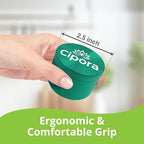 2.5" Manual 3-Piece Zinc Grinder with Large Bottom Chamber (Green)