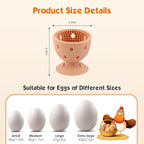 Egg Brush Cleaner, Egg Cleaner Scrubber for Fresh Eggs, Cute Chick Shaped Silicone Egg Washer, Reusable Multipurpose Washing Egg Tool for Fruits and Vegetables(Brown)
