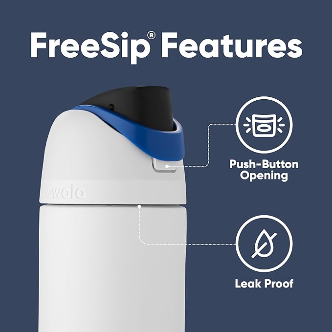 Owala Star Wars FreeSip Insulated Stainless Steel Water Bottle with Straw for Sports and Travel, BPA-Free, 24-Ounce, Stormtrooper | Insulated, with Straw, BPA-Free, Sports Water Bottle, Great for Travel