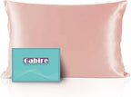 Mulberry Silk Pillowcase for Hair and Skin Prevent Acne Pillowcase Both Sides Real Silk Pillowcases Organic Silk Pillowcase with Hidden Zipper, Coral Pink, Standard (20"×26")