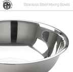 American METALCRAFT, Inc. 3 qt Stainless Steel Mixing Bowl, Silver