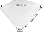 Amazon Basics Number 4 Cone Coffee Filters for 8-12 Cup Coffee Makers, White, 100 Count (Pack of 2)