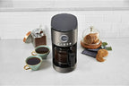 Cuisinart Stainless Steel 12-Cup Coffee Machine, Black Stainless Steel DCC-1220BKS