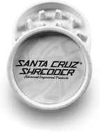 Santa Cruz Shredder Grinder for Herbs Knurled Top for Stronger Grip 2-Piece Medium 2.2 (Grey)