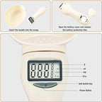 Food Measuring Scoop Scale, Digital Measuring Spoon, Weighing Spoon Scale 800g / 0.1g High Precision with LCD Screen, Display Electronic Measuring Spoon for Kitchen Gadgets and Daily Meals (1pc)