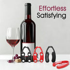 GOBETTER 4 Pcs Wine Foil Cutter Magnetic Design, 4 Stainless Blades Foil Remover Wine Bottles Opener Accessory, Removes Foil Top Effortlessly for Wine Lovers, 2Black 2Red