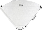 Amazon Basics Number 4 Cone Coffee Filters for 8-12 Cup Coffee Makers, White, 100 Count