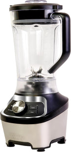 Kenmore Countertop Blender – Electric Mixer for Smoothies, Ice Crush & Pulse Function, Heavy Duty Tritan plastic Pitcher licuadora With 6 Speed, Kitchen Appliance, Dishwasher-Safe Jar, Black