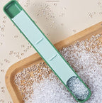 11 Pieces Measuring Cups and Spoons set, Includes 10 Stackable Measuring Cup with Lid and 1 Adjustable Measuring Spoon, Measuring Spoons Set for Liquid and Dry, BPA Free, Dishwasher Safe