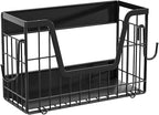 2 Set Magnetic Shelf for Fridge, Potato & Onion Storage Bins, Magnetic Fruit Basket for Refrigerator Pantry Kitchen Counter Laundry, Magnetic Fridge Organizer Spice Snacks Magnet Fridge Shelf