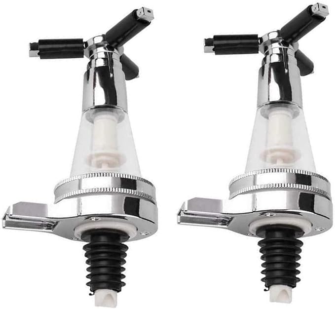 2 Piece 25ml Liquor Dispenser Bar Optic Spirit Measure Pub Dispenser Drink Spirit Wine Cocktail Pourers Bar Tool