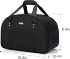 CURMIO Bartender Kit Travel Carrying Bag with Padded Compartment for Wine and Bar Tools Set, Bartender Shoulder Tote Bag for Home Indoor Outdoor Patio Party, Black, BAG ONLY, Patent Pending
