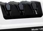 Chef'sChoice Professional Electric Knife Sharpeners With 100-Percent Diamond Abrasives And Precision Angle Guides For 20-Degree Straight-Edge and Serrated Knives, 3-Stage, White