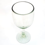 Clear 13 oz Wine Glasses (set of 6), Recycled Glass, Lead-free, Toxin-Free (13 oz Wine)