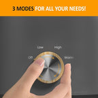 Sunvivi 2 Quart Slow Cooker, Small Slow Cooker with Removable Ceramic Pot, Slow Cookers Food Warmer with 3 Heating Settings & Dishwasher Safe Glass Lid, Grey