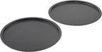 GoodCook Everyday Personal Pizza Pans 10-Inch Nonstick Scratch-Resistant Steel, Set of 2, Gray