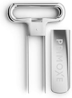 Ah So Two Prong Wine Cork Remover with Bottle Opener - Professional Stainless Steel Puller - Extractor For Opening & Vintage Collecting - for Connoisseurs & Collectors to Uncork