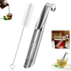 Tea Infusers For Loose Leaf Tea - Stainless Steel Office, Home & Travel - Set of 1 - Includes Strainers, Cleaning Brush