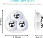 Appliance Casters - Furniture Sliders & Appliance Rollers for Kitchen, Coffee Machine, Blender, Oven - Helps Mom or Wife Easily Solve Countertop Sliding (White, 4pcs)