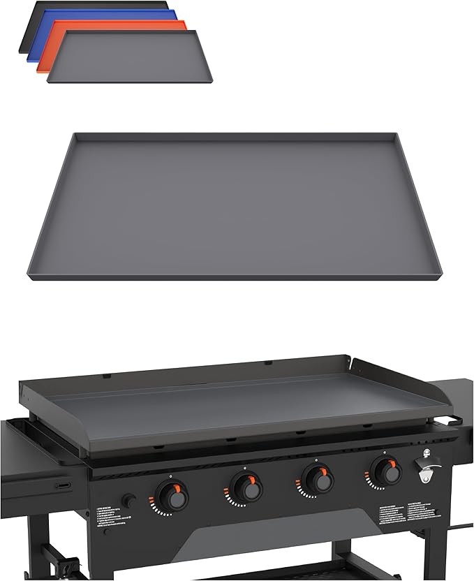 Kitchen perfection 36" Premium Silicone Griddle Cover Mat for Blackstone Griddle 36 Inch - Hermetic Protection from Rust & Debris All Year, Fits All Blackstone 36 Inch Models - Food Grade Silicone