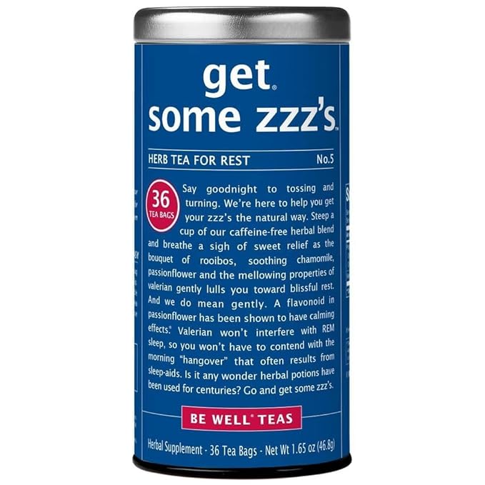 The Republic of Tea - Get Some Zzz’s – No. 5 Herb Tea for Rest, No Caffeine, 36 Tea Bags