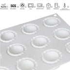 OCPO KITCHEN Russian Tale Silicone Mold for Baking Mousse Cake, Candy, Pastry, Chocolate, Cupcake, Jelly, Pudding, Cake Decoration Mold, 3D Russian Tale Shape (15-Cavity)