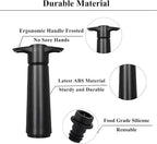 Wine Stoppers Vacuum with Pump, Keep Wine Fresh for up to 7 Days -1 Pump 4 Stopper, Wine Pumps and Wine Vacuum Stopper, Reusable for Wine Saver, Wine Stoppers for Wine Bottles