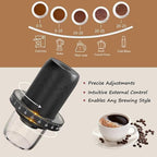 Coffee Grinders for Home Use,Portable Burr Coffee Bean Grinder Electric with Cleaning Brush,10 Cups Per Charge,Espresso Grinder for Travel, Camping, Home & Office.