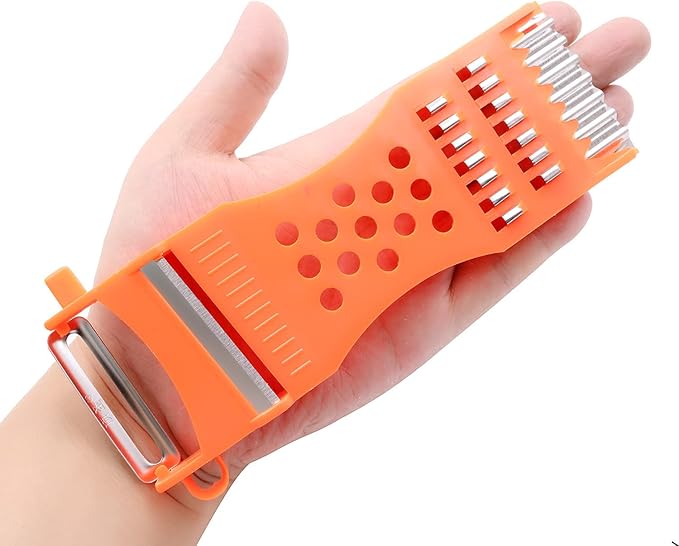 1Pcs handheld Plastic Multifunction Kitchen Peeler Grater Slicer Tool,for Vegetable,Fruit,Cucumber,Potato,Carrots,Cheese,Chef Gadgets Tools