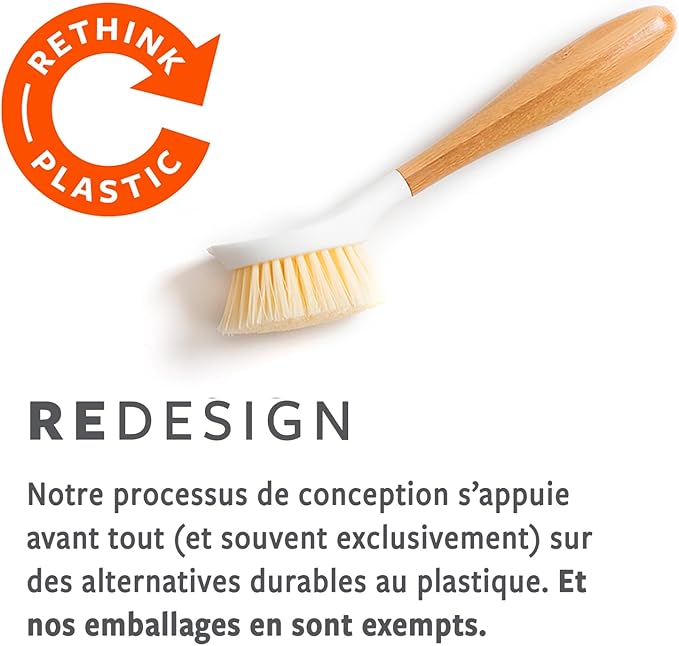 Full Circle The Ring - Bamboo Vegetable and Fruit Cleaning Brush - A Versatile Food Scrubber for Potatoes, Mushrooms, and Veggies