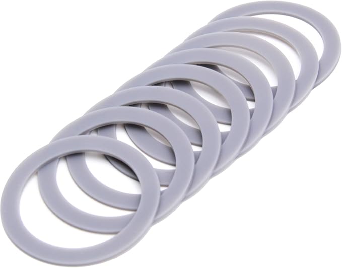 Blender Rubber Gasket 2.6inch Include 8 Packs O Ring Seal, Replace Part 132812-07, Fit for Models BL5000-08 BL1900 BL3900 BL4900 BL5000 BL5900 BL6000