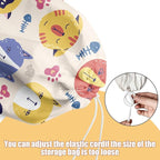 Cat Plastic Bag Holder, Wall Mount Grocery Bag Holder, Plastic Storage bag, Pull Rope Free Adjustment, Plastic Bag Holders for Grocery Bags, Plastic Bag Dispenser for Home Kitchen Camping