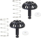 2 Pack Coffee Brew Basket Spring Loaded Stopper Kits Machine, Accessory Part Suitable for Various Models Maker Part