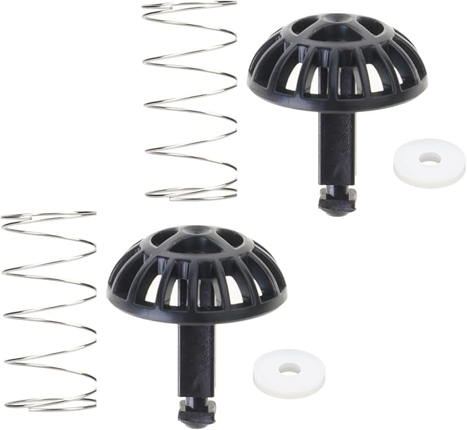 2 Pack Coffee Brew Basket Spring Loaded Stopper Kits Machine, Accessory Part Suitable for Various Models Maker Part