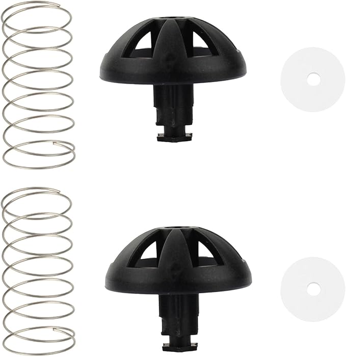 2-Pack Replacement Coffee Brew Basket Spring Loaded Stopper Kits, Fits Mr. Coffee, Black And Decker, Hamilton Coffee Maker Parts, Replaces Part Numbers 112435-000-000 185774-000-000
