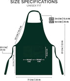 Utopia Kitchen 2 Pack Bib Apron, Adjustable with 2 Pockets, Water and Oil Resistant, Cooking Kitchen Chef Apron for Women Men