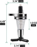 Optic Liquor Dispenser 1oz 30ml Bar Tool for Wine Cocktails Liquor, Drink Pourer Bartending Tool，Perfect for Pouring and Measuring Spirits at Home or Pubs, Set of 2