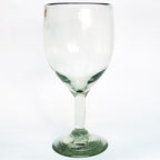 Clear 13 oz Wine Glasses (set of 6), Recycled Glass, Lead-free, Toxin-Free (13 oz Wine)