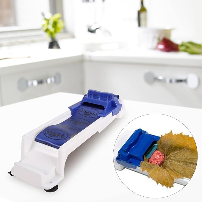 Lumpia Maker, Vegetable Meat Rolling Tools for Grape & Cabbage Leaves, Grape Roller Machine Sushi Maker, Stuffed Vine Leaves for Home Kitchen Tools (2)