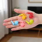 Ymapinc Snail Tea Bag Holders (10-Pack) for Mugs - Silicone Infuser Clips with Cup Hanging Design, Colorful Gift Set for Tea Lovers
