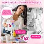 OBTANIM Silicone 21 Cavity Rose Flower Fondant Mold Cake Cupcake Top Decoration Mould for Chocolate Handmade Candy