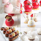 Sphere Shape Silicone Baking Mold for Mousse Cake for Baking French Dessert Pastry Chocolate,Jelly,Soap, Ice Cream Mold 15 Cavity