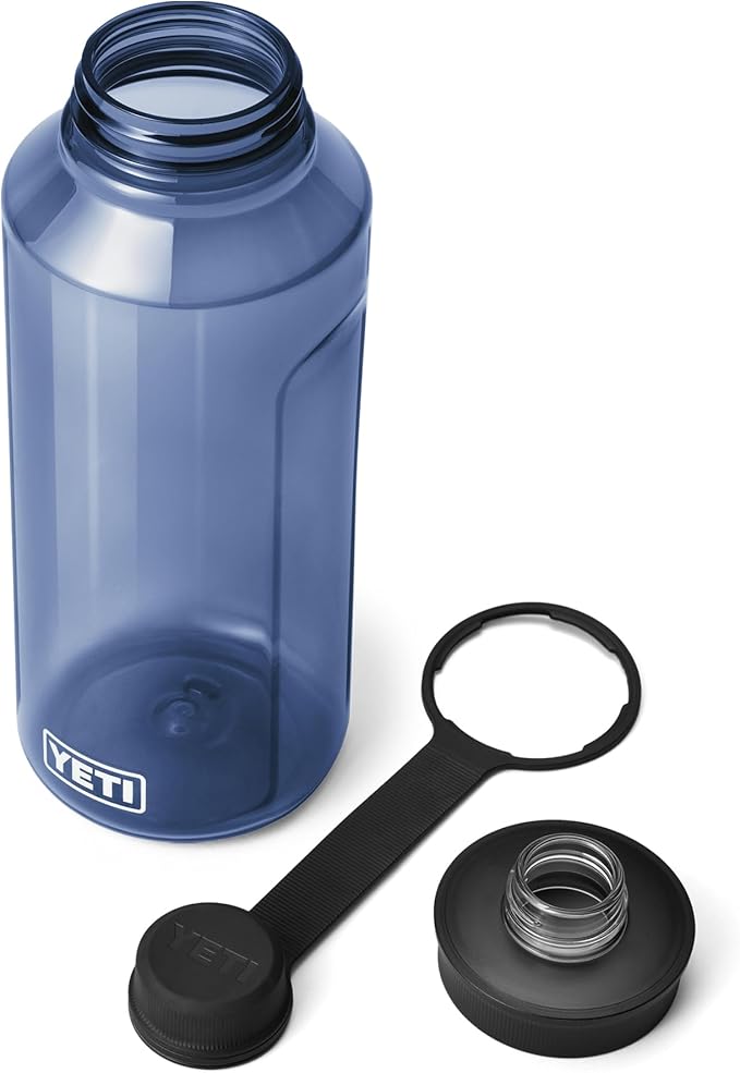 YETI Yonder Water Bottle with Yonder Tether Cap, Lightweight, Leakproof and BPA-Free