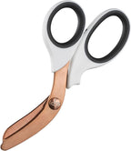 xShear® 7.5” Extreme Duty Trauma Shears - The perfect scissors for the Paramedic, EMT, Nurse or any Emergency Healthcare Provider (White & Rose Gold)