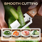 Multi-Functional Vegetable Peeler for Kitchen, 2026 New Stainless Steel Peeler with Wooden Handle and Bottle Opener, Kitchen Tool for Fruit Veggie Pumpkin, Gifts for Mom (1PC)