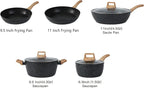 16PCS Pots and Pans Set Non Stick Cookware Set Nonstick with Cooking Set